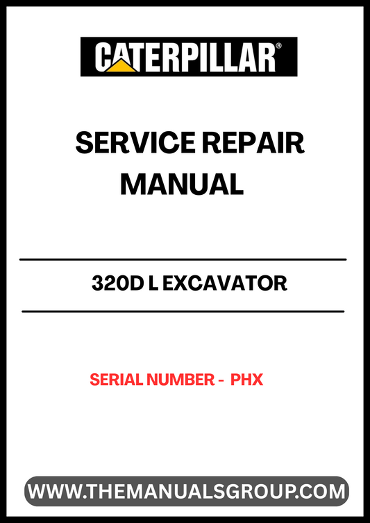 Discover the ultimate resource for maintaining your CAT 320D L Excavator with our comprehensive Service Repair Manual. Designed specifically for serial number PHX, this manual provides detailed instructions and diagrams to ensure your machine operates at peak performance.