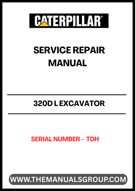 Discover the ultimate resource for maintaining your CAT 320D L Excavator with our comprehensive Service Repair Manual. Designed specifically for serial number TDH, this manual provides detailed instructions and diagrams to ensure your machine operates at peak performance.