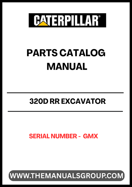 Discover the essential CAT 320D RR Excavator Parts Catalog Manual, specifically designed for serial number GMX. This comprehensive manual is your go-to resource for identifying and sourcing the right parts for your excavator, ensuring optimal performance and longevity of your machinery.