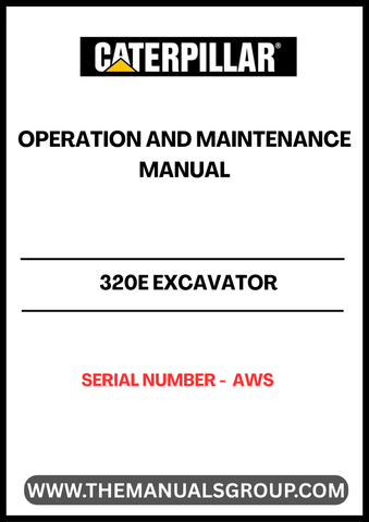 Discover the essential CAT 320E Excavator Operation and Maintenance Manual, designed specifically for serial number AWS. This comprehensive guide is your go-to resource for maximizing the performance and longevity of your excavator, ensuring you get the most out of your investment.