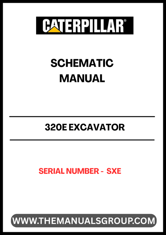 Discover the essential CAT 320E Excavator Schematic Manual, specifically designed for serial number SXE. This comprehensive guide provides detailed schematics and diagrams, ensuring you have the precise information needed for maintenance and repairs.