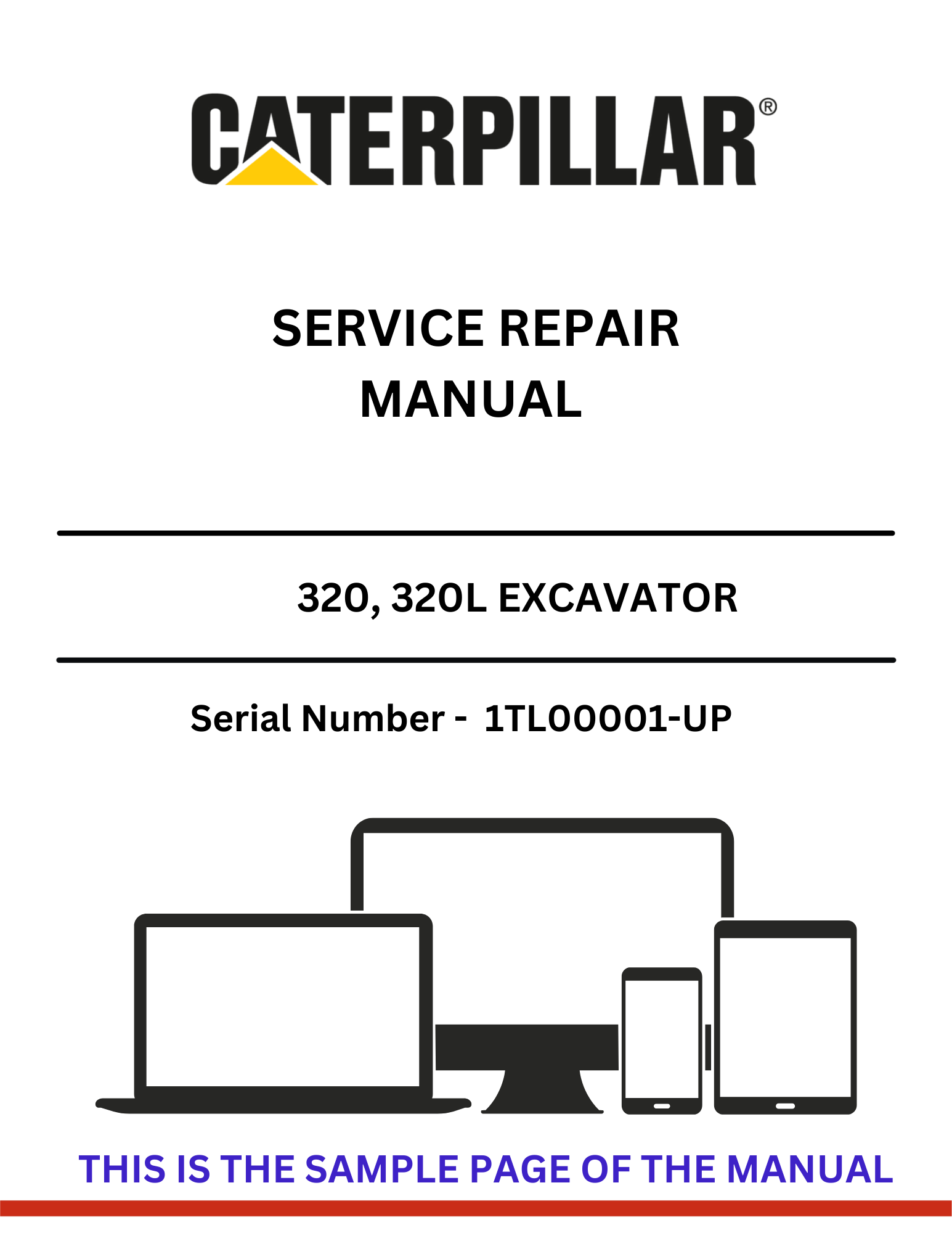 Unlock the full potential of your CAT 320 and 320L Excavators with our comprehensive Service Repair Manual, specifically designed for models with serial numbers starting from 1TL00001 and powered by the reliable 3116 engine. This manual is an essential resource for both seasoned professionals and DIY enthusiasts, providing detailed instructions and insights to keep your machinery running smoothly.