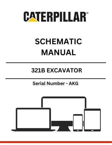 Discover the essential CAT 321B Excavator Schematic Manual, specifically designed for serial number AKG. This comprehensive guide provides detailed schematics and diagrams, ensuring you have the precise information needed for effective maintenance and repair of your excavator.