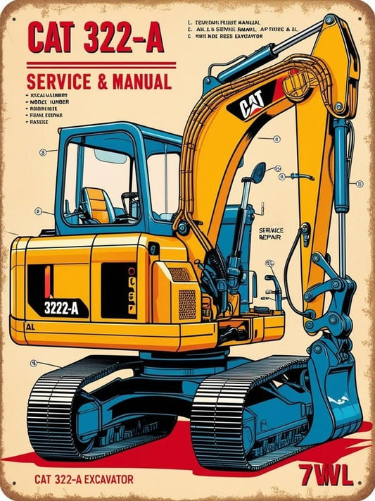 Unlock the full potential of your CAT 322-A Excavator with our comprehensive Service Repair Manual, specifically designed for serial number 7WL. This manual is an essential resource for both seasoned professionals and DIY enthusiasts, providing detailed instructions and insights to keep your machine running smoothly.