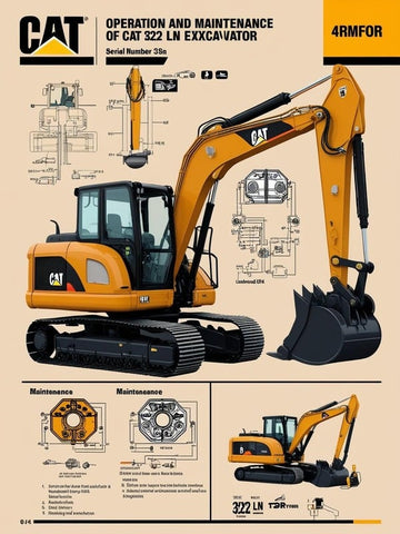 Discover the essential CAT 322 LN Excavator Operation and Maintenance Manual, specifically designed for serial number 4RM. This comprehensive guide is your go-to resource for understanding the intricate workings of your excavator, ensuring optimal performance and longevity.