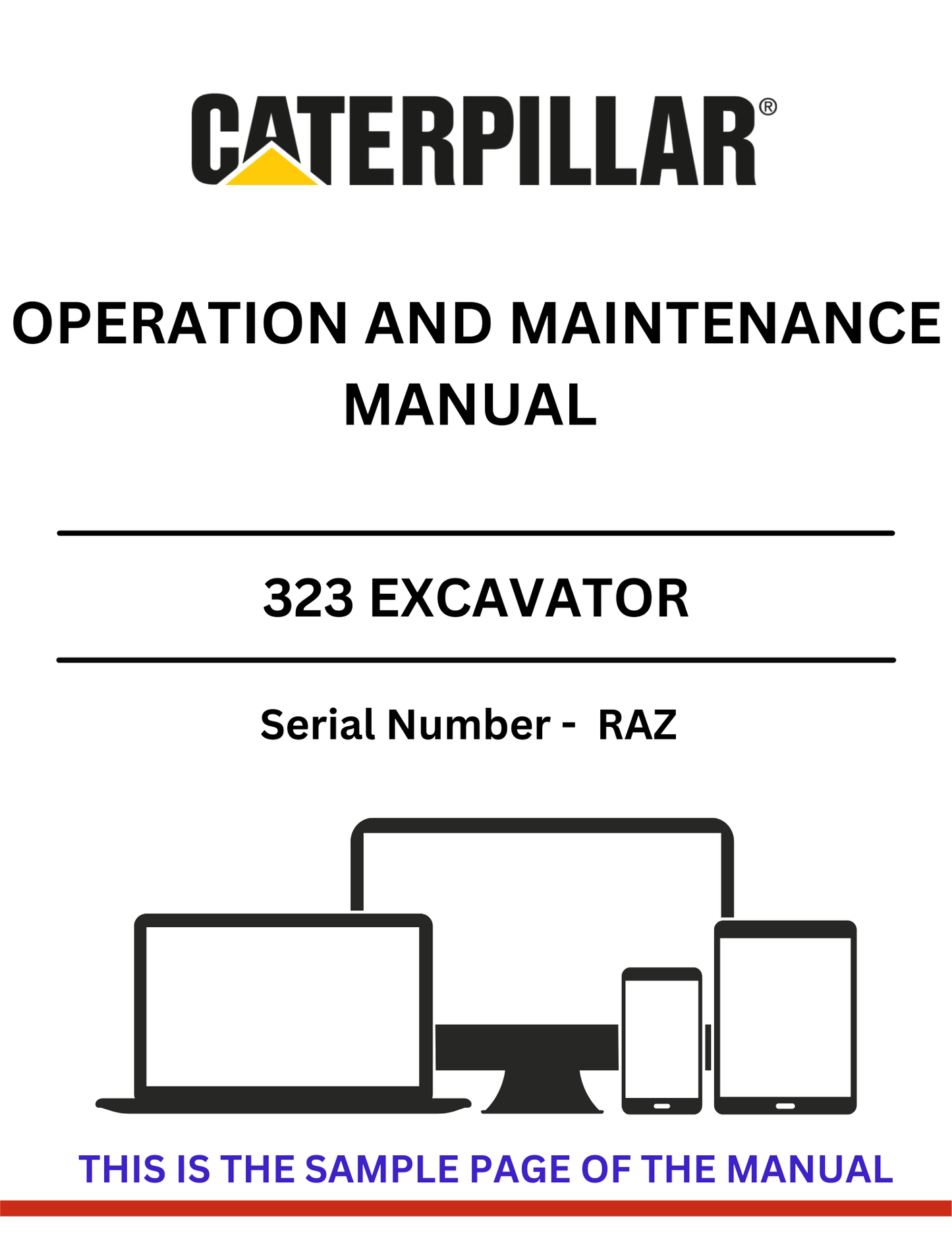 Enhance your operational efficiency with the CAT 323 Excavator Operation and Maintenance Manual, specifically designed for serial number RAZ. This comprehensive guide provides essential insights into the machine's features, ensuring you maximize its performance and longevity.