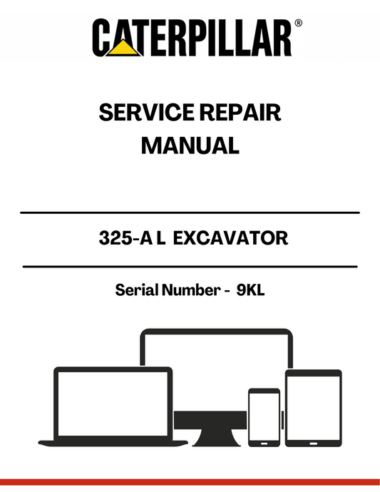 The CAT 325-A L Excavator Service Repair Manual is an essential resource for any technician or operator looking to maintain and repair their machinery effectively. Designed specifically for serial number 9KL, this manual provides detailed instructions and diagrams that simplify complex repair processes, ensuring that you can keep your excavator running smoothly and efficiently.