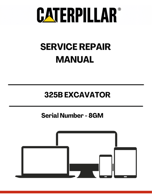 Enhance your maintenance capabilities with the CAT 325B Excavator Service Repair Manual, specifically designed for serial number 8GM. This comprehensive guide provides detailed instructions and diagrams, ensuring you have the right information at your fingertips to keep your excavator running smoothly.