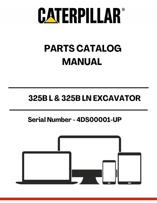 Discover the essential CAT 325B L & 325B LN Excavator Parts Catalog Manual, specifically designed for models with serial number 4DS00001 and up, powered by the reliable 3116 engine. This comprehensive manual is your go-to resource for identifying and sourcing the right parts for your excavator, ensuring optimal performance and longevity.