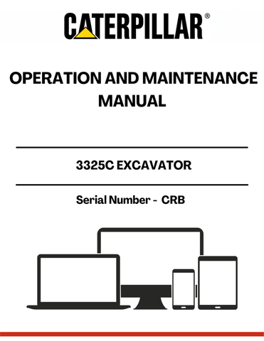 Discover the essential CAT 325C Excavator Operation and Maintenance Manual, designed specifically for serial number CRB. This comprehensive guide is your go-to resource for understanding the intricacies of your excavator, ensuring optimal performance and longevity.