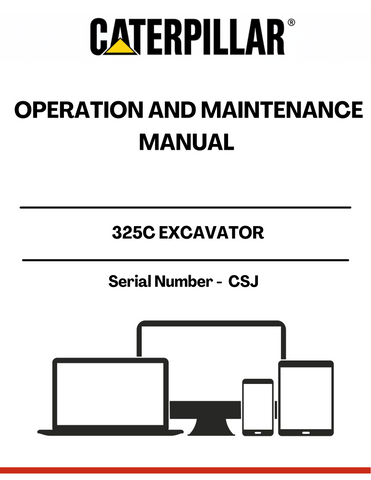 Discover the essential CAT 325C Excavator Operation and Maintenance Manual, designed specifically for serial number CSJ. This comprehensive guide is your go-to resource for maximizing the performance and longevity of your excavator. With detailed instructions and expert insights, you can ensure that your machine operates at peak efficiency.
