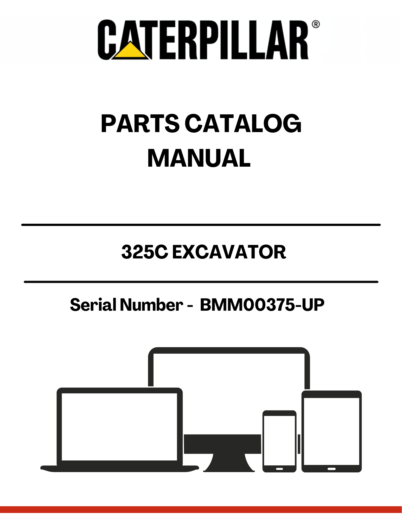Discover the essential CAT 325C Excavator Parts Catalog Manual, specifically designed for serial numbers BMM00375-UP. This comprehensive manual is your go-to resource for identifying and sourcing the right parts for your excavator, ensuring optimal performance and longevity.