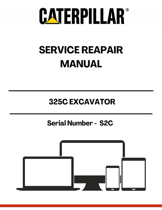 Unlock the full potential of your CAT 325C Excavator with our comprehensive Service Repair Manual, specifically designed for serial number S/N - S2C. This manual is an essential resource for both seasoned professionals and DIY enthusiasts, providing detailed insights into maintenance, troubleshooting, and repair procedures.