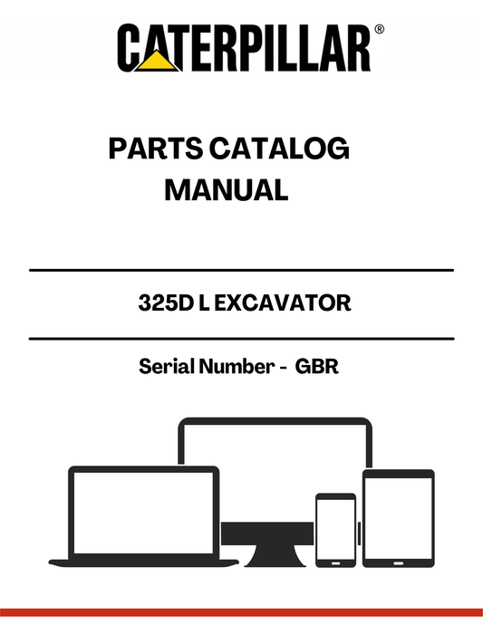 Discover the essential CAT 325D L Excavator Parts Catalog Manual, specifically designed for serial number GBR. This comprehensive manual serves as your go-to resource for identifying and sourcing the right parts for your excavator, ensuring optimal performance and longevity of your machinery.