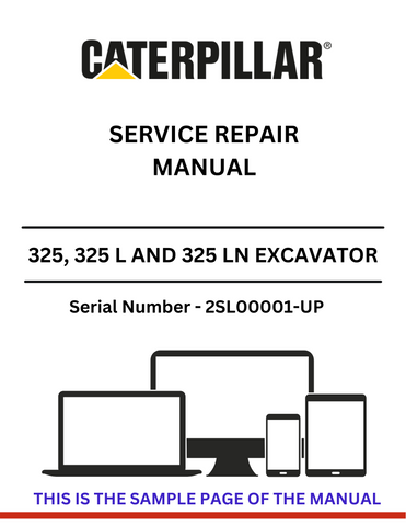  Discover the comprehensive service repair manual for CAT 325, 325 L, and 325 LN excavators. Get expert guidance for models powered by the 3116 engine.