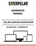 Unlock the full potential of your CAT 325, 325 L, and 325 LN excavators with our comprehensive Schematic Manual, specifically designed for serial numbers 3LL00001 and up. This manual is an essential resource for operators and technicians alike, providing detailed schematics that simplify troubleshooting and maintenance tasks.