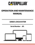 Ensure the optimal performance of your CAT 326D2 L Excavator with the comprehensive Operation and Maintenance Manual, specifically designed for serial number JFL. This essential guide provides detailed instructions and insights to help you operate your excavator efficiently and safely.