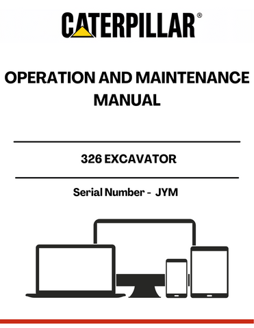Discover the essential CAT 326 Excavator Operation and Maintenance Manual, specifically designed for serial number JYM. This comprehensive guide is your go-to resource for understanding the intricacies of your excavator, ensuring optimal performance and longevity.
