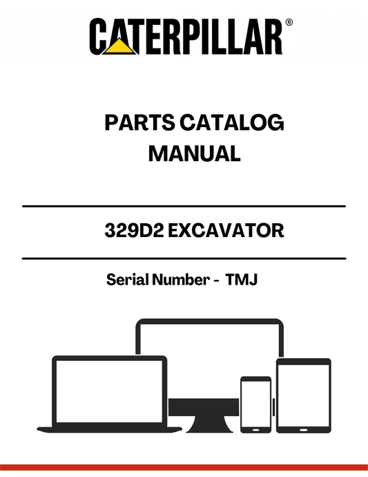 Discover the essential CAT 329D2 Excavator Parts Catalog Manual, specifically designed for serial number TMJ. This comprehensive manual serves as your go-to resource for identifying and sourcing the right parts for your excavator, ensuring optimal performance and longevity of your machinery.