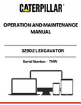  Enhance the performance and longevity of your CAT 329D2 L Excavator with the comprehensive Operation and Maintenance Manual, specifically designed for serial number THW. This essential guide provides detailed instructions and insights to ensure your machine operates at peak efficiency, minimizing downtime and maximizing productivity.
