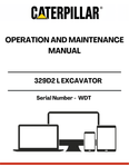 Discover the essential CAT 329D2 L Excavator Operation and Maintenance Manual, specifically designed for serial number WDT. This comprehensive guide is your go-to resource for understanding the intricate workings of your excavator, ensuring optimal performance and longevity.