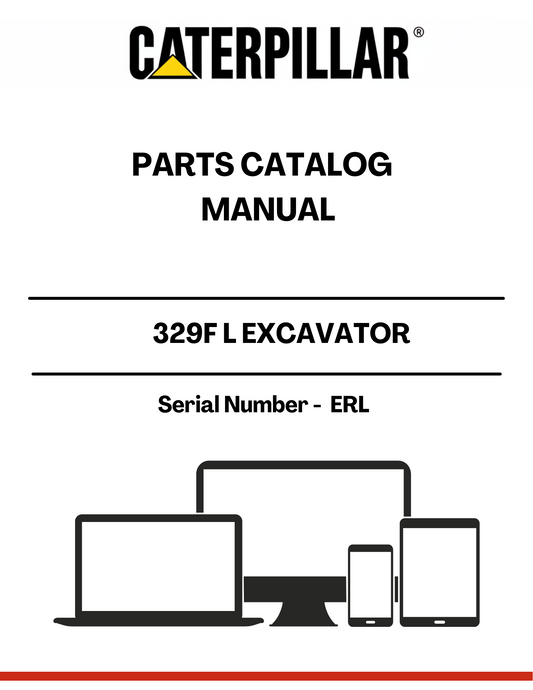 Discover the essential CAT 329F L Excavator Parts Catalog Manual, designed specifically for serial number ERL. This comprehensive guide is an invaluable resource for operators and technicians, providing detailed information on parts and components to ensure optimal performance and maintenance of your excavator.
