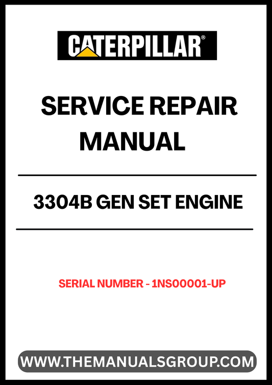 Unlock the full potential of your CAT 3304B GEN SET engine with our comprehensive Service Repair Manual, specifically designed for serial numbers 1NS00001 and up. This manual is an essential resource for technicians and DIY enthusiasts alike, providing detailed instructions and insights to ensure your engine operates at peak performance.