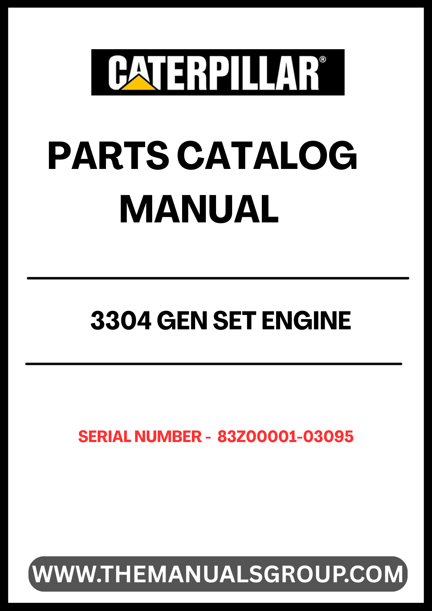 Enhance your maintenance and repair capabilities with the CAT 3304 Gen Set Engine Parts Catalog Manual, specifically designed for serial numbers 83Z00001-03095. This comprehensive manual serves as an essential resource for identifying and sourcing the right parts for your engine, ensuring optimal performance and longevity.