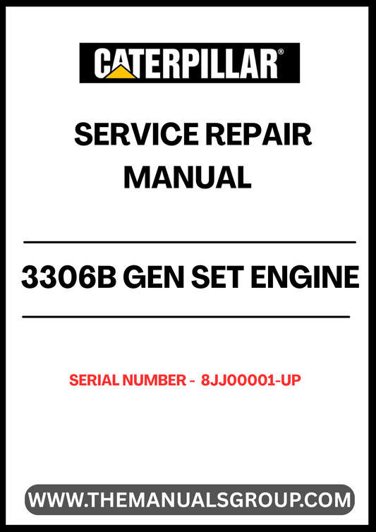  Unlock the full potential of your CAT 3306B Gen Set Engine with our comprehensive Service Repair Manual, specifically designed for serial numbers 8JJ00001 and up. This manual is an essential resource for technicians and DIY enthusiasts alike, providing detailed instructions and insights to ensure your engine operates at peak performance.