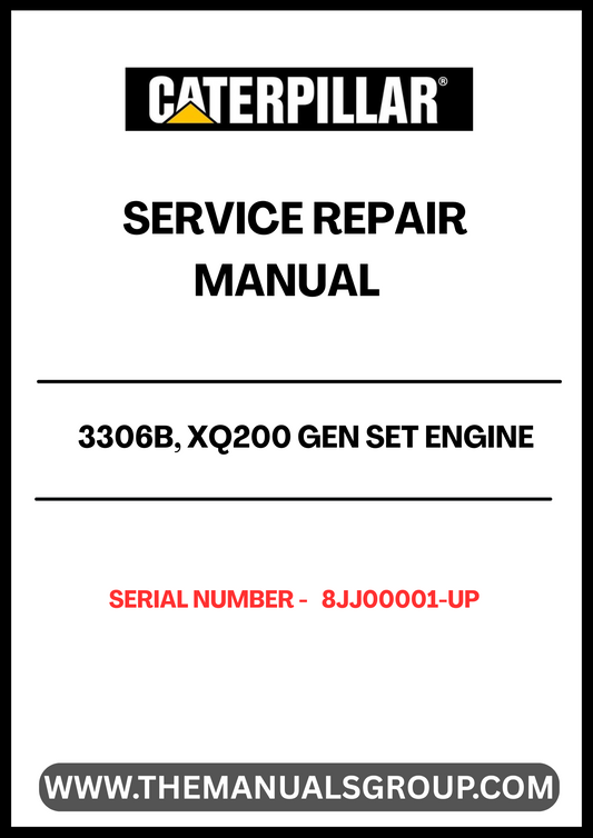 Ensure your CAT 3306B XQ200 Gen Set engine operates at peak performance with our comprehensive Service Repair Manual. Designed specifically for serial numbers 8JJ00001 and up, this manual provides detailed instructions and insights to help you maintain and repair your engine efficiently.
