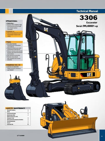 Unlock the full potential of your CAT 3306 Excavator with the comprehensive Operation and Maintenance Manual, specifically designed for serial numbers 9ML00001 and up. This essential guide provides detailed instructions and insights to ensure optimal performance and longevity of your equipment.
