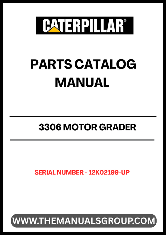 Enhance the performance and longevity of your CAT 3306 Motor Grader with our comprehensive Parts Catalog Manual, specifically designed for serial numbers 12K02199 and up. This manual serves as an essential resource for identifying and sourcing the right parts, ensuring your equipment operates at peak efficiency.