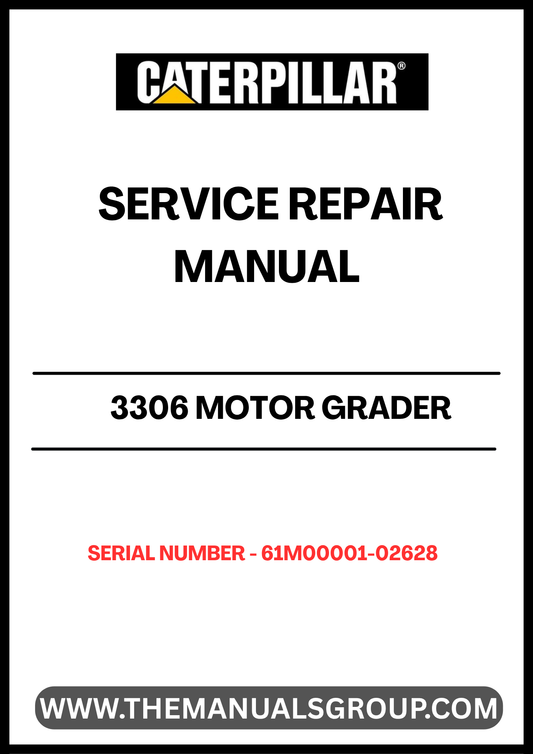 Ensure your CAT 3306 Motor Grader operates at peak performance with our comprehensive Service Repair Manual, specifically designed for serial numbers 61M00001-02628. This manual is an essential resource for technicians and operators alike, providing detailed instructions and insights to keep your equipment running smoothly.