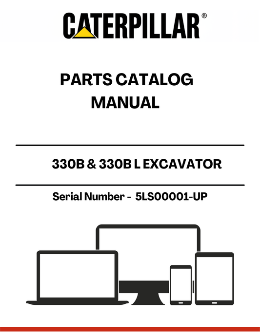 Discover the essential CAT 330B & 330B L Excavator Parts Catalog Manual, specifically designed for models with serial numbers 5LS00001 and up, powered by the robust 3306 engine. This comprehensive manual serves as your go-to resource for identifying and sourcing the right parts for your excavator, ensuring optimal performance and longevity.