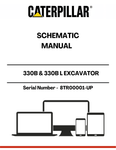 Discover the essential CAT 330B & 330B L Excavator Schematic Manual, designed specifically for serial numbers 8TR00001 and up. This comprehensive guide provides detailed schematics and diagrams, ensuring you have the precise information needed for maintenance and repairs. Powered by the robust 3306 engine, this manual is an invaluable resource for operators and technicians alike.