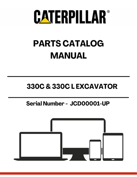 Discover the essential CAT 330C & 330C L Excavator Parts Catalog Manual, designed specifically for serial numbers JCD00001 and up. This comprehensive guide is powered by the robust C-9 engine, ensuring you have the most accurate and detailed information at your fingertips.
