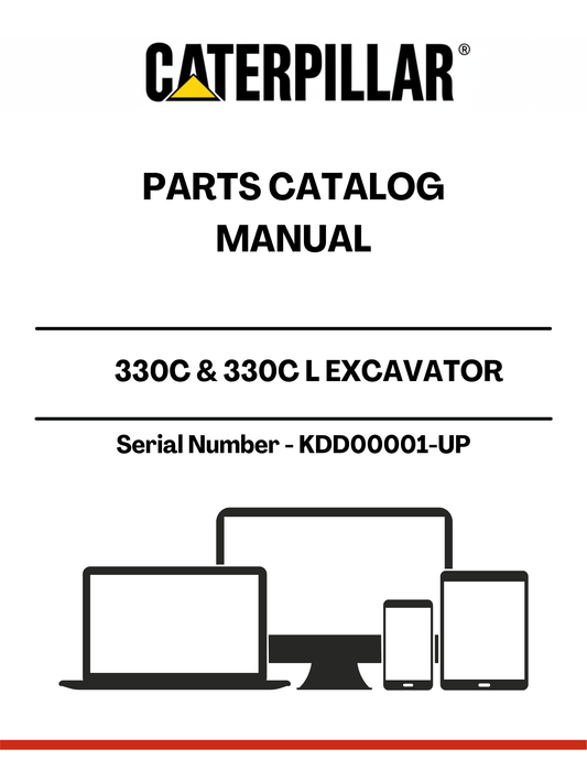 Discover the essential CAT 330C & 330C L Excavator Parts Catalog Manual, specifically designed for serial numbers KDD00001 and up. This comprehensive guide is powered by the robust C-9 engine, ensuring you have the most accurate and detailed information at your fingertips.