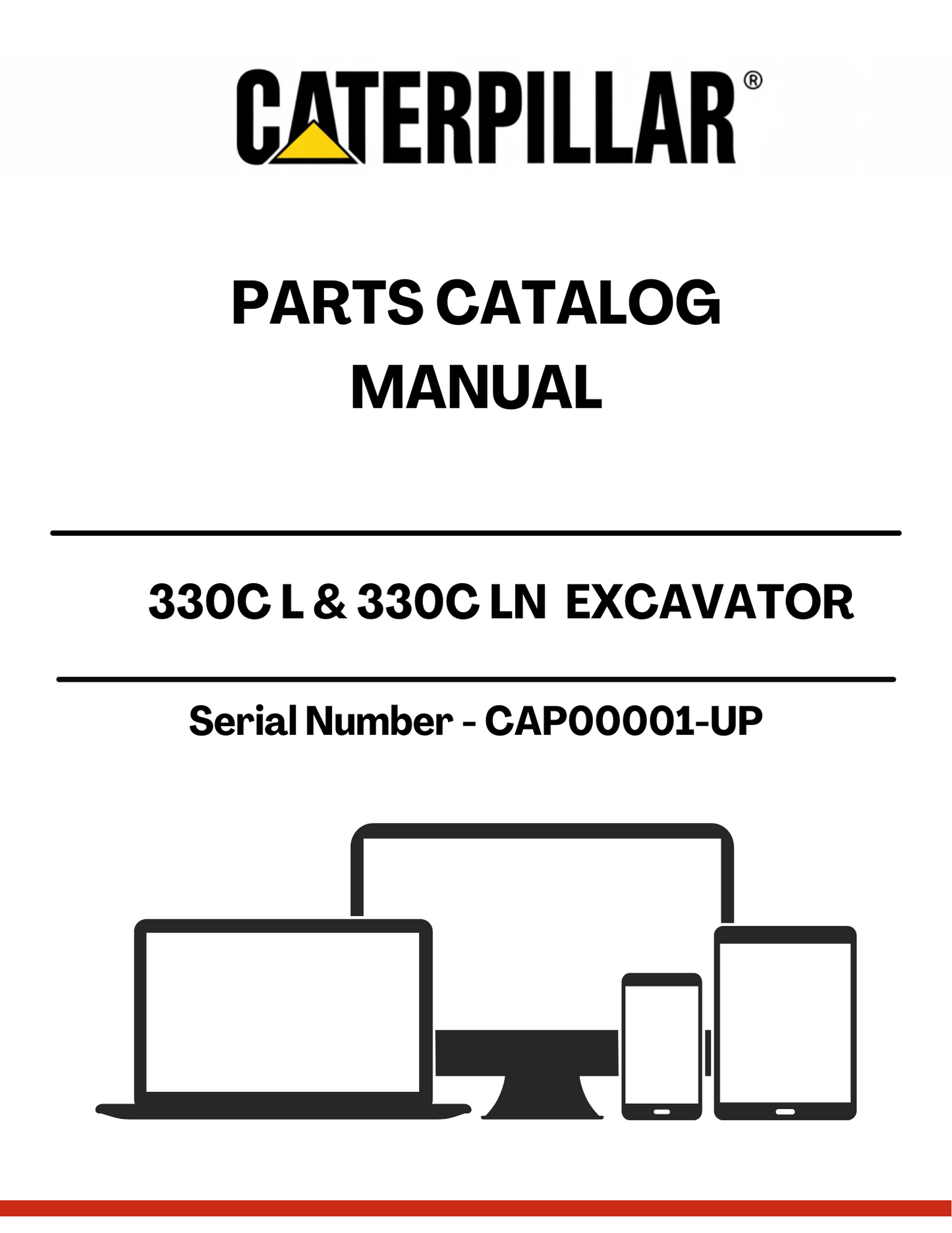 Discover the essential CAT 330C L & 330C LN Excavator Parts Catalog Manual, designed specifically for models with serial numbers CAP00001-UP and powered by the robust C-9 engine. This comprehensive manual is your go-to resource for identifying and sourcing the right parts for your excavator, ensuring optimal performance and longevity.