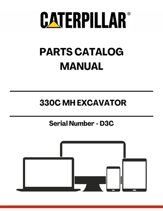 Discover the essential CAT 330C MH Excavator Parts Catalog Manual, specifically designed for serial number D3C. This comprehensive manual is your go-to resource for identifying and sourcing the right parts for your excavator, ensuring optimal performance and longevity of your machinery.
