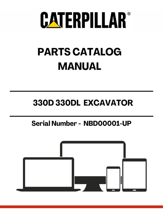 Discover the ultimate resource for maintaining your CAT 330D and 330DL excavators with the comprehensive Parts Catalog Manual. Designed specifically for serial numbers NBD00001 and up, this manual provides detailed diagrams and part numbers, ensuring you have everything you need for efficient repairs and maintenance.