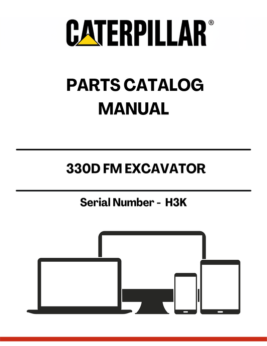 Discover the essential CAT 330D FM Excavator Parts Catalog Manual, specifically designed for serial number H3K. This comprehensive manual is your go-to resource for identifying and sourcing the right parts for your excavator, ensuring optimal performance and longevity of your machinery.