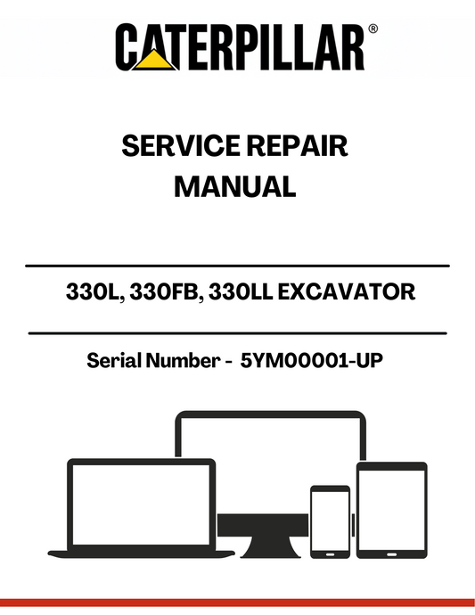 Unlock the full potential of your CAT 330L, 330FB, and 330LL excavators with our comprehensive Service Repair Manual, designed specifically for serial numbers 5YM00001 and up. This manual is an essential resource for both seasoned professionals and DIY enthusiasts, providing detailed instructions and insights to keep your machinery running smoothly.