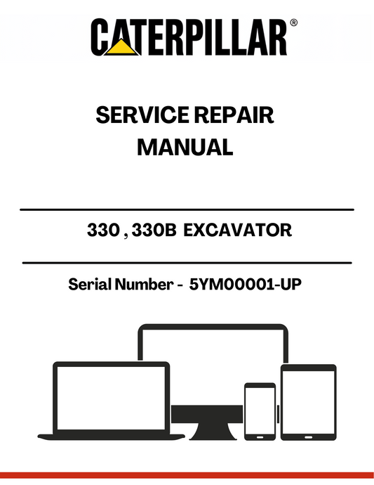 Unlock the full potential of your CAT 330 and 330B Excavators with our comprehensive Service Repair Manual, specifically designed for serial numbers 5YM00001 and up. This manual is an essential resource for operators and technicians, providing detailed instructions and insights to keep your machinery running smoothly and efficiently.