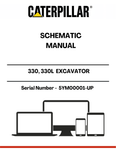Discover the essential CAT 330, 330L Excavator Schematic Manual, designed specifically for serial numbers 5YM00001 and up. This comprehensive manual provides detailed schematics that are crucial for understanding the intricate systems of your excavator, ensuring optimal performance and maintenance.