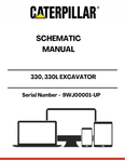 Unlock the full potential of your CAT 330 and 330L Excavator with our comprehensive Schematic Manual, specifically designed for serial numbers 9WJ00001 and up. This manual is an essential resource for operators and technicians alike, providing detailed schematics that simplify troubleshooting and maintenance tasks.