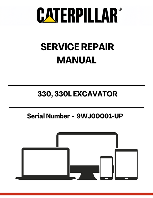 Unlock the full potential of your CAT 330 and 330L Excavator with our comprehensive Service Repair Manual, specifically designed for serial numbers 9WJ00001 and up. This manual is an essential resource for operators and technicians, providing detailed instructions and insights to keep your machine running smoothly and efficiently.