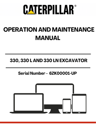 Enhance the performance and longevity of your CAT 330, 330 L, and 330 LN excavators with the comprehensive Operation and Maintenance Manual. Designed specifically for models powered by the robust 3306 engine, this manual provides essential insights into optimal operation and maintenance practices, ensuring your equipment runs smoothly and efficiently.