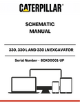 Unlock the full potential of your CAT 330, 330 L, and 330 LN excavators with our comprehensive Schematic Manual, specifically designed for serial numbers 8CK00001 and up. This manual is powered by the robust 3306 engine, ensuring you have the most accurate and detailed information at your fingertips.
