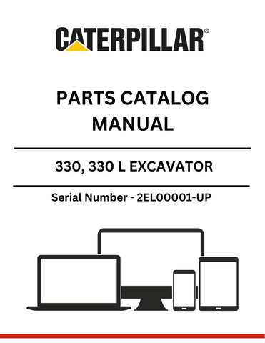 Discover the essential CAT 330, 330 L Excavator Parts Catalog Manual, specifically designed for models with serial number 2EL00001 and above. This comprehensive manual is your go-to resource for identifying and sourcing the right parts for your excavator powered by the reliable 3306 engine.
