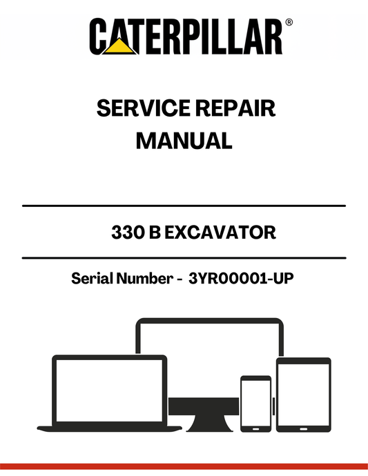 Unlock the full potential of your CAT 330 B Excavator with our comprehensive Service Repair Manual, specifically designed for serial numbers 3YR00001 and up. This manual is an essential resource for both seasoned professionals and DIY enthusiasts, providing detailed instructions and insights to keep your machine running smoothly.